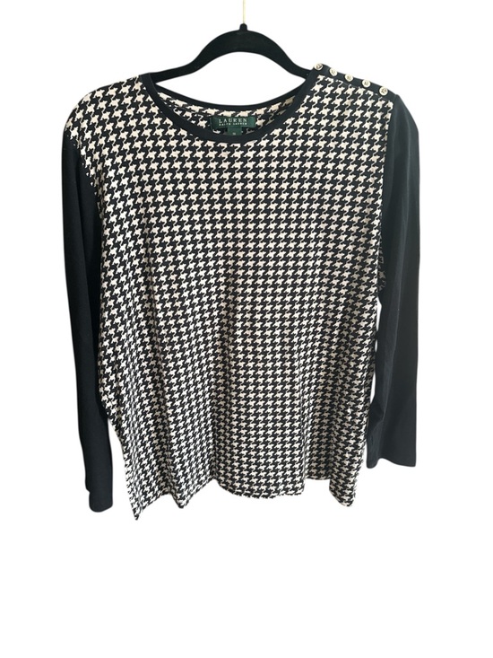 Lauren Ralph Lauren houndstooth top - Picture 2 of 7